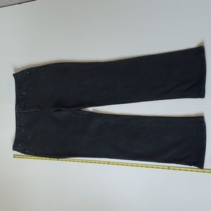 TALBOTS black jeans. Size 12  Barely boot.